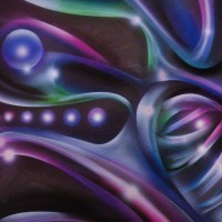 Lumière 2 peinture sur toile abstraite