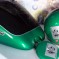 Peinture sur Harley Davidson Fat Boy vert emeraude