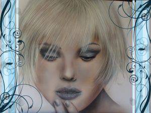 Autres portraits sur toile artiste chanteuse ou inconnue