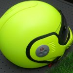 casque moto roof jaune fluo