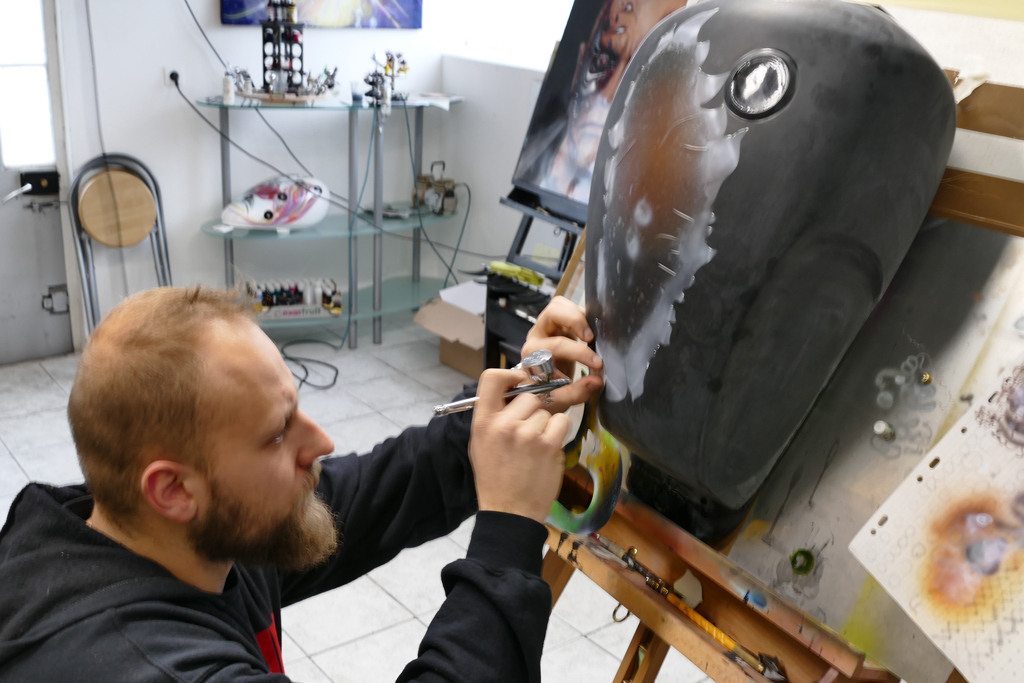 Cours de perfectionnement peinture aérographe