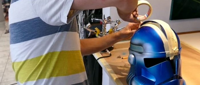 Peinture sur casque Clone Trooper Impression 3D