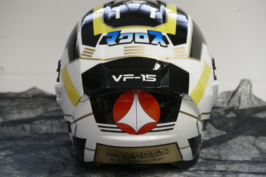 Casque moto peinture perso